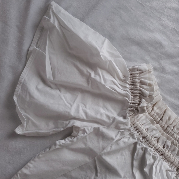 Banana Republic Off Shoulder Short Sleeve Cotton Top - Picture 3 of 8